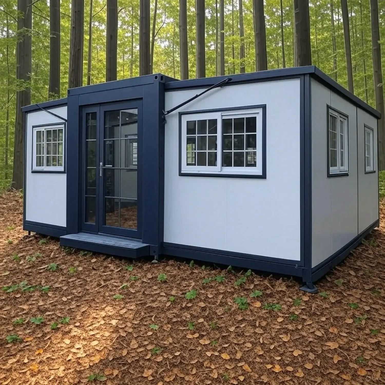Sustainable Living Home - Maison conteneur moderne de 20 pieds,